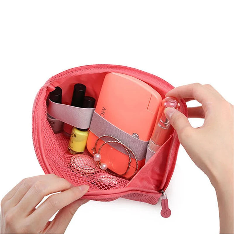 Accessories Bag - OLAGB Creative Shockproof Travel Digital USB Charger Cable Earphone Case Makeup Cosmetic Organizer