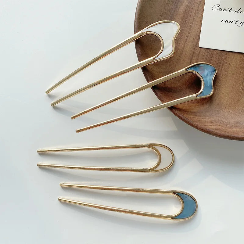 Clip - Simple U Shape Metal Hairpins