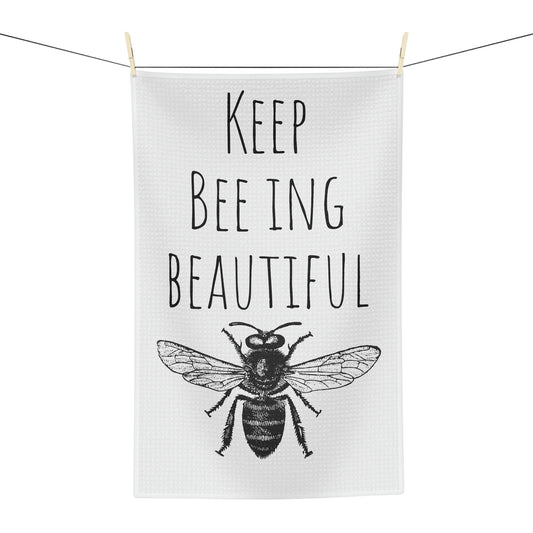 Tea Towel - Soft 'Beeing Beautiful'