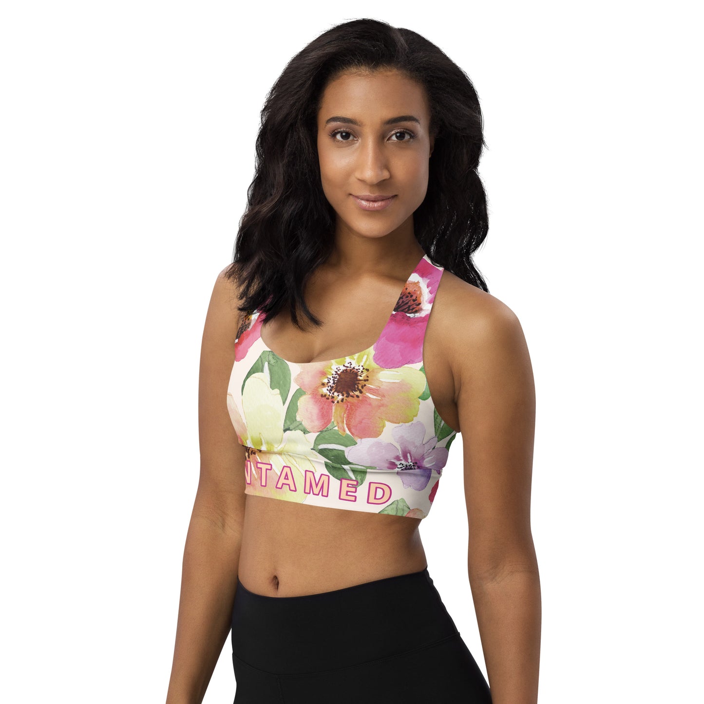 Bra - Sports Longline 'Untamed' Floral