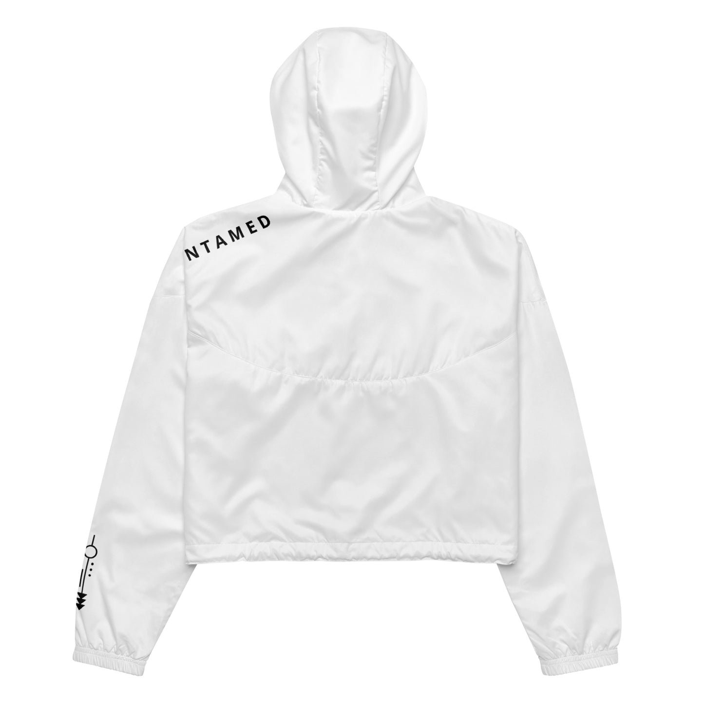 Jacket - Cropped windbreaker 'Untamed' B&W